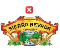 Example of a bad logo design.
