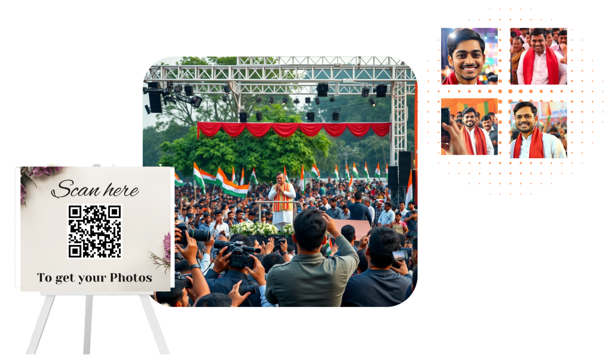 Make Your Political Events Powerful with QR Code Photo Sharing