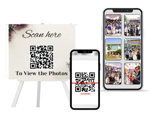 QR Code Photo Sharing